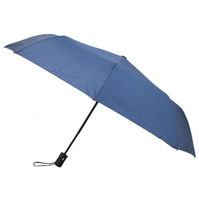 2. Kurzer halbautomatischer Regenschirm, marineblau, SEMI LINE