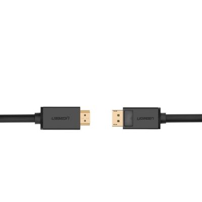 4. Ugreen Unidirektionales DisplayPort-zu-HDMI-Kabel 4K 30Hz 32 AWG 2m Schwarz (DP101 10202)