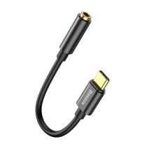 Baseus L54-Adapter für USB-C-Kopfhörer/Miniklinke 3,5 mm DAC 24 Bit 48 KHz – Schwarz