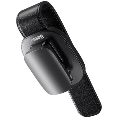 4. Baseus Platin Fahrzeug Brillen clip Nabenklemmung schwarz (ACYJN-B01)