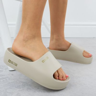 6. Big Star W Plateau Flip-Flops SS274722 INT2155B