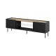 TV-Schrank EF ONDA 180x40x39-58 schwarz (stehend oder hängend)
