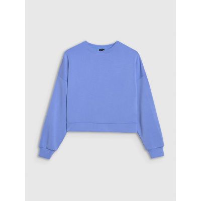 7. Damen-Sweatshirt mit offenem Reißverschluss und Modal 4F 4FWSS25TSWSF1576-33S