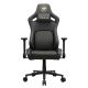 COUGAR CGR-DFL-GLB Gaming-Stuhl, gepolsterter Sitz, Schwarz, Gold