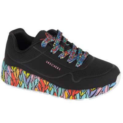 Skechers Uno Lite – Subtle Love 314088L-BKMT Schwarz, Größe 31