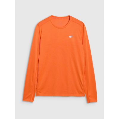6. Schnelltrocknendes Herren-Laufshirt mit langen Ärmeln 4F 4FWSS25TFLOM326-70S