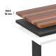 10. ERGO OFFICE ELEKTRISCHER SCHREIBTISCH, HÖHENVERSTELLBAR BIS 1160 MM, MAX. 80 KG, OHNE TISCHPLATTE, FÜR ARBEIT IM SITZEN UND STEHEN, SCHWARZ ER-400 B