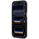 5. Guess Grained & Big Resin Logo Case für iPhone 18 Pro / 17 Pro - Schwarz