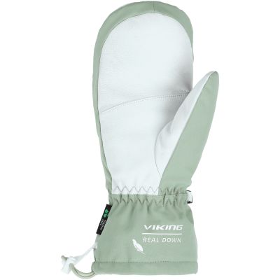 4. Damen-Skihandschuhe VIKING Ogama, Daunenfäustlinge, mint