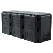 EKOBAT Gartenkomposter Segmentmodul Compogreen 1200L - Schwarz