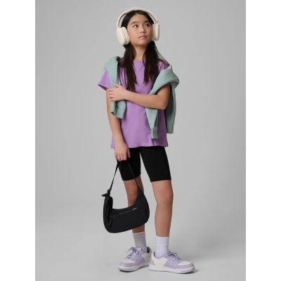 5. Normales, schlichtes Mädchen-T-Shirt 4F 4FJRSS26TTSHF3554-12S