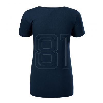 3. Malfini Action V-Ausschnitt T-Shirt W MLI-70102 marineblau