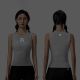 7. Rockbros YDBX001 Damen Schnelltrocknendes Ärmelloses Radtrikot XL / XXL - Weiß