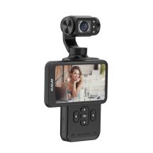 Ordro Pocket M5 3-Achsen-Gimbal-Kamera, 5K, für Vlogging und YouTube – Schwarz