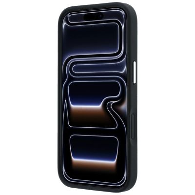 5. Karl Lagerfeld Hülle mit Ringständer, 360°-Kopf-Pin und MagSafe-Funktion für iPhone 18 Pro / 17 Pro – Schwarz