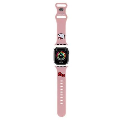 Hello Kitty Silikon-Kopfband für Apple Watch 42/44/45/49 mm – Rosa