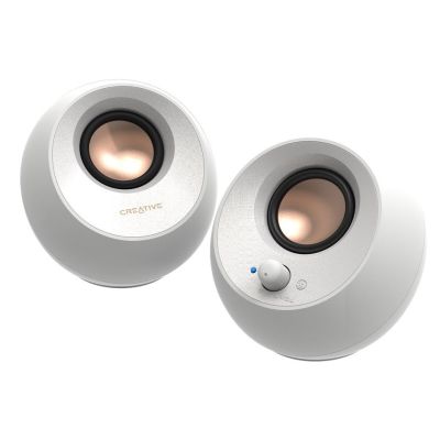 Creative Labs Pebble V3 Weiß Kabelgebunden und Kabellos 10W