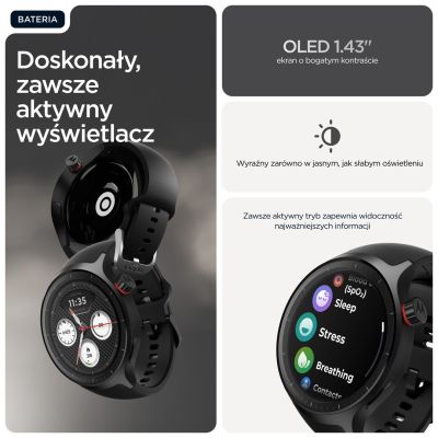 11. Motorola Moto Watch 512 MB, Farbe: Vulkanasche/Silikon Schwarz