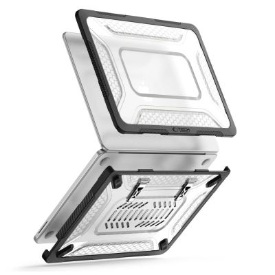 5. Tech-Protect Kevlar Pro Hülle für MacBook Neo 13" 2026 - Schwarz und Transparent