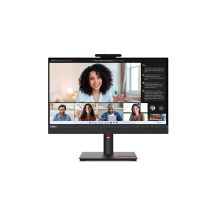 Lenovo ThinkVision Monitor 23,8" T24mv-30 16:9 IPS-Panel 1920 x 1080 Lift-Funktion USB-Hub Daisy Chain Ethernet RJ45 Kamera & Lautsprecher DP HDMI