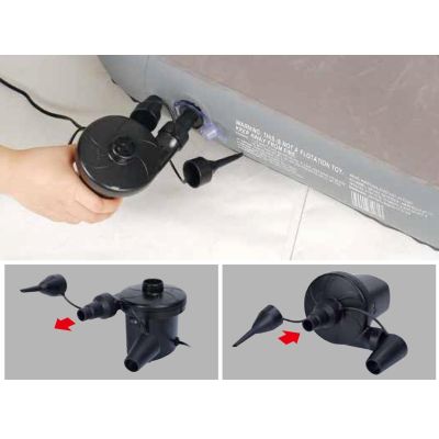 4. Elektrische Matratzenpumpe mit 3 Düsen 29P312-2EU