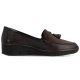 2. Rieker 53771-25 Damen-Keilschuhe aus Leder, bequemes Braun