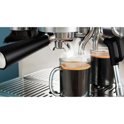 16. Philips PSA3218/10 Kaffeemaschine Barista Brew, 15 bar Pumpendruck, integrierter Milchaufschäumer, halbautomatisch, 1350 W, Schwarz