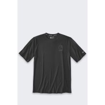 Sun Defender Lightweight Logo SS Schwarzes T-Shirt