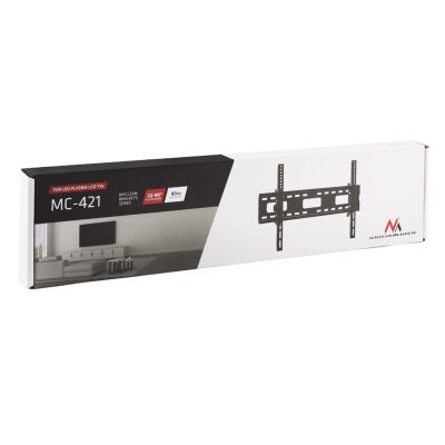 20. MACLEAN TV-Wandhalterung MAX. VESA 600X400, 32–90", 80 KG, Neigungsverstellung +15° bis -15° MC-421