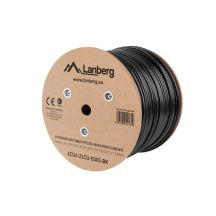 Lanberg LCU6-21CU-0305-BK externes Netzwerkkabel (UTP; 305 m; Kat. 6; schwarz)