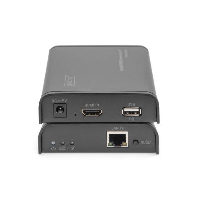 10. DIGITUS KVM-Extender HDMI+USB 120M CAT.5E UTP/IP 1080P FHD 60Hz Audio (Set) DS-55202