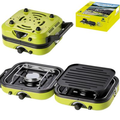 Doppelter Campingkocher DUAL COMPACT + GRILL