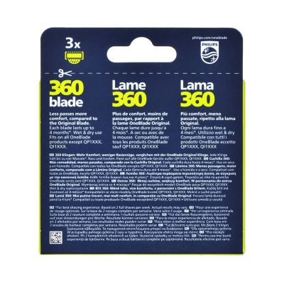 4. PHILIPS QP 430/50 Ersatzklinge (eine Klinge)