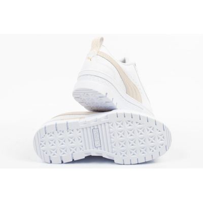 7. Puma Mayze Coquette Damen-Sneaker, weiße Plateau-Sportschuhe