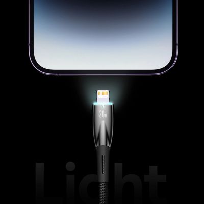 12. Baseus CADH000101 Lightning – USB-C PD-Kabel 20 W 480 Mbit/s 2 m – Schwarz