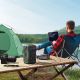 8. Powerbank Joyroom JR-PBF10 75000mAh 100W 3x USB-C 3x USB-A mit faltbarer Taschenlampe und Griff - Grün