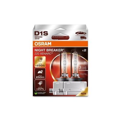 8. OSRAM D1S XENARC NIGHT BREAKER 220