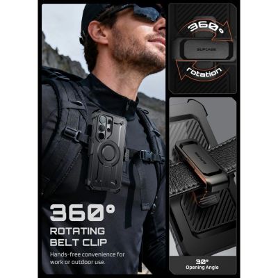7. Supcase Unicorn Beetle Pro Mag MagSafe 2er-Set Hülle für Samsung Galaxy S26 Ultra – Schwarz