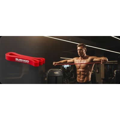11. Power Band 13 - Verstärktes Trainingsband DBX BUSHIDO RED 7-16 KG