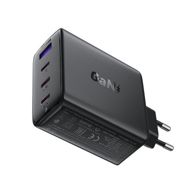 2. Acefast A94 GaN2 USB-A / 3x USB-C PD 100W Netzwerkladegerät - Schwarz
