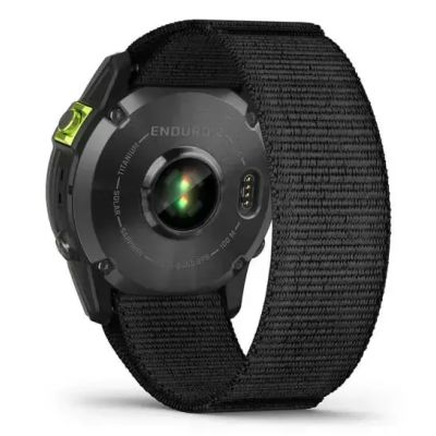 14. Garmin Enduro 2 Solar Schwarz Carbongrau DLC Ti Ultrafit Band 010-02754-01 Sportuhr