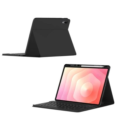 5. Tech-Protect SC Stifthülle + Bluetooth-Tastatur für Samsung Galaxy Tab S12+ 12,4" X840 / X846B - Schwarz