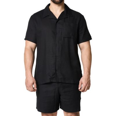BOSS Vida_Shirt NERO Strandhemd (50540154-001)