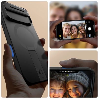 2. Tech-Protect Kevlar Aura MagSafe Case für iPhone Air – Schwarz
