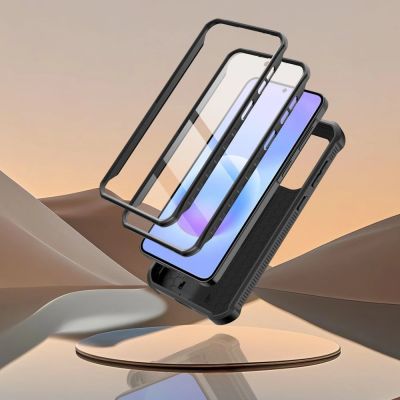 4. Tech-Protect Kevlar Cam+ 2er-Set Schutzhülle für Samsung Galaxy A57 5G – Schwarz