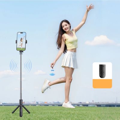 7. Orico SPV68 Selfie-Stick, Mini-Stativ, Bluetooth, 360°-Drehung, 68 cm – Schwarz