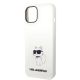 6. Karl Lagerfeld Choupette-Silikonhülle für iPhone 14 Plus – Weiß
