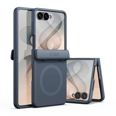 2. Tech-Protect Kevlar Aura MagSafe Hülle für Samsung Galaxy Z Flip 8 - Marineblau