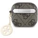 2. Guess 4G Strass Charm Case für AirPods 4 - Braun