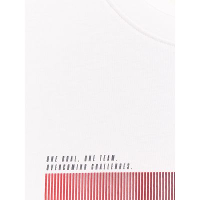 7. Herren-T-Shirt mit Aufdruck, regulär, Größe 4F 4FRAW25TTSHM3224-10S